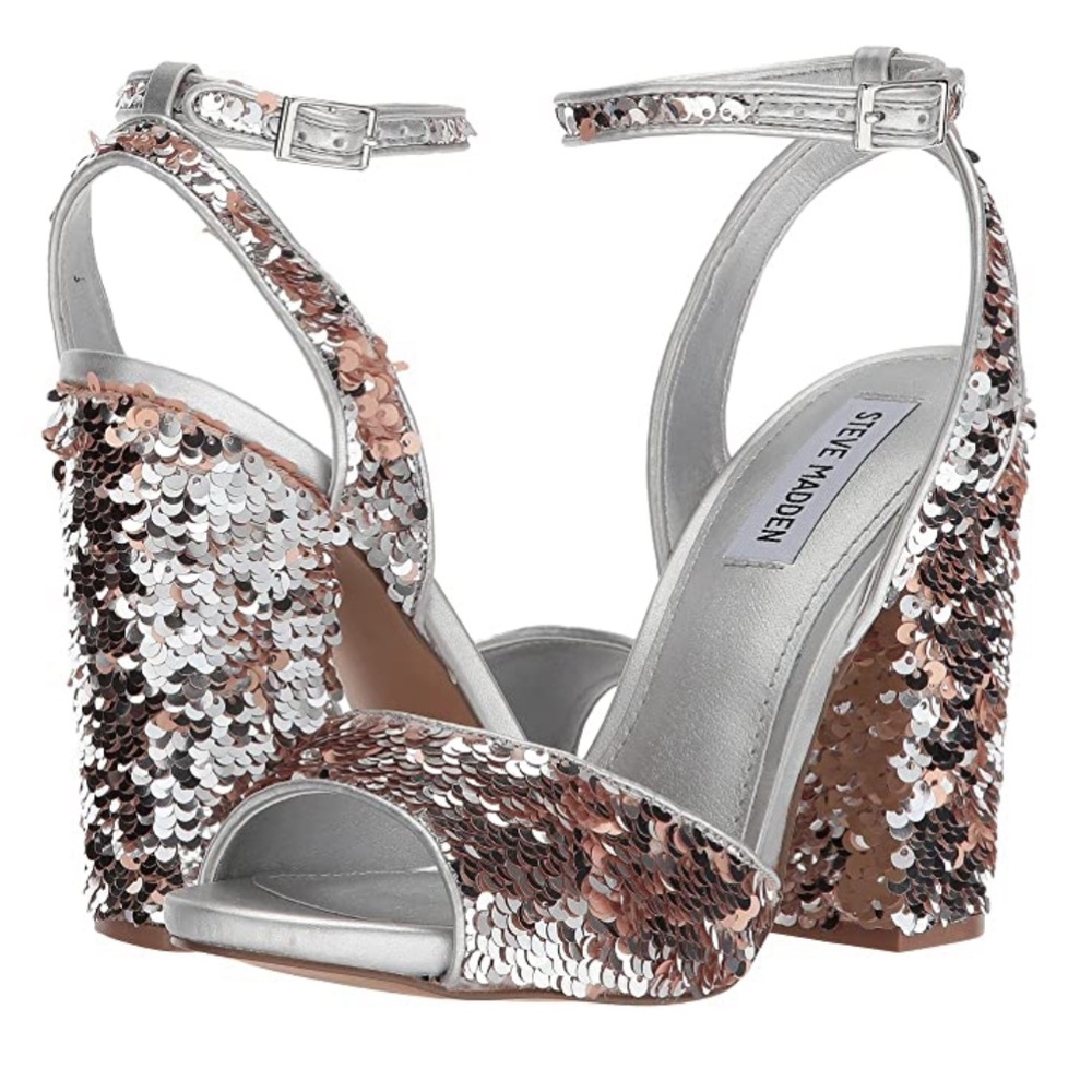 NWOT Steve Madden Ritzy Sequin Heels